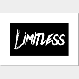 Limitless T-Shirt | Motivational workout Tees | No Limits tshirt Posters and Art